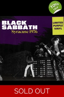 Black Sabbath - Live Syracuse 1976 Purple Vinyl LP