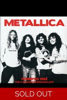 Metallica - Live Winnipeg Canadian Broadcast 2X-Vinyl LP Set