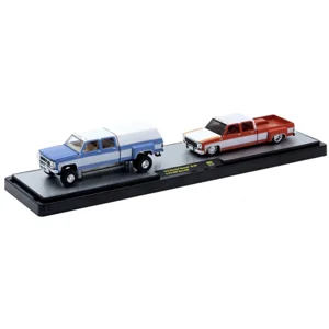 1975 Chevrolet Silverado 4x4 & 1976 GMC Sierra 3500 1/64 Diecast