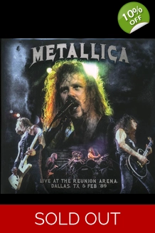 Metallica - Live In Dallas 1989 Vinyl LP