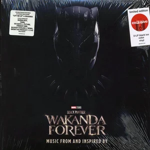 Black Panther - Wakanda Forever Music From The Motion Picture Black Ice 2x Vinyl LPs