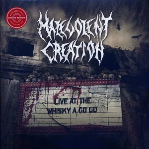 Malevolent Creation - Live At Whiskey A Go Go Vinyl LP
