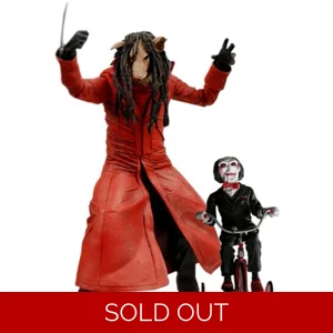 NECA Saw 3 Jigsaw Killer W/Puppet & Tricycle Action Figure