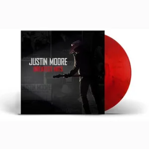 Justin Moore - Greatest Hits Red Smoke Vinyl LP