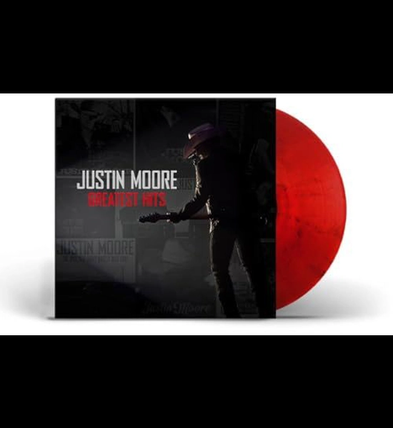Justin Moore - Greatest Hits Red Smoke Vinyl LP