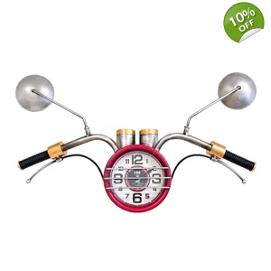 Front End Motorcycle Wall Clock