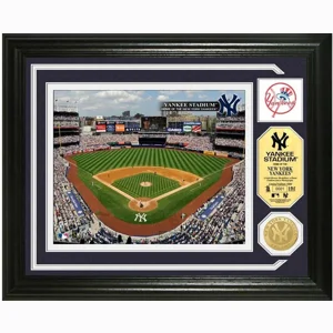 New York Yankees Single Coin Stadium Framed Photo Mint