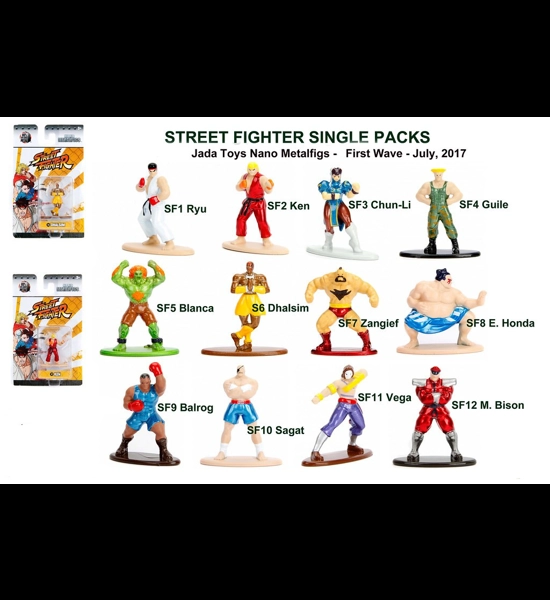 Jada Nano Metalfigs - Street Fighter
