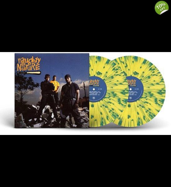 Naughty By Nature 30th Anniversary Yellow/Green Splatter Vinyl 2-LPs