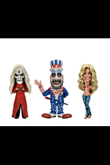 NECA House Of 1000 Corpses Little Big Head 3 PK Figures