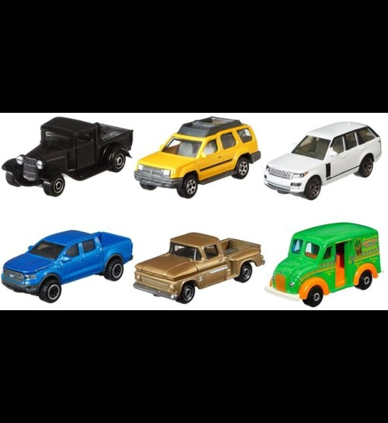 Matchbox Moving Parts 6 Car Bundle