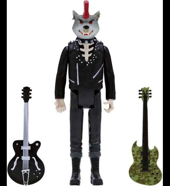 Rancid Skeletim Wolf-Head Reaction Figure