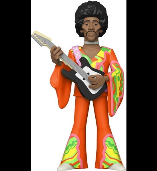 12" Jimi Hendrix Vinyl Gold Figure