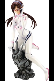 Evangelion Mari Makinami Illustrious White Jumpsuit Statue
