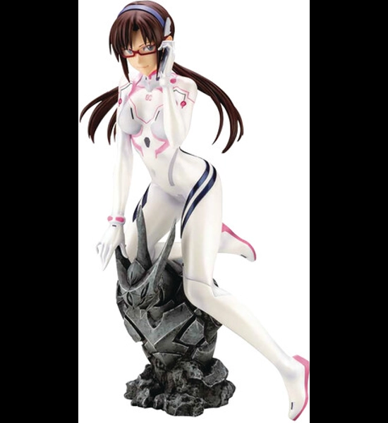Evangelion Mari Makinami Illustrious White Jumpsuit Statue