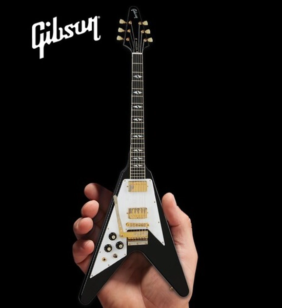 Axe Heaven Jimi Hendrix Flying "V" Ebony