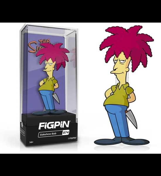 The Simpsons Sideshow Bob FigPin 874