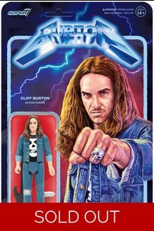 Metallica - Cliff Burton Reaction Figure