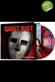 Quiet Riot - Alive & Well Red/Black Splatter Vin..