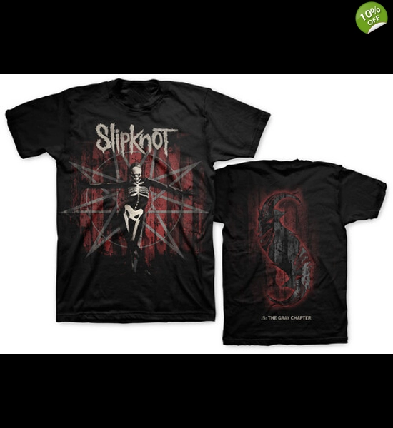 Slipknot Gray Chapter Skeleton T-Shirt