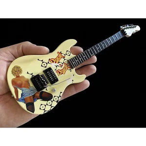 Axe Heaven Jerry Cantrell Blue Dress Rampage Guitar Miniature