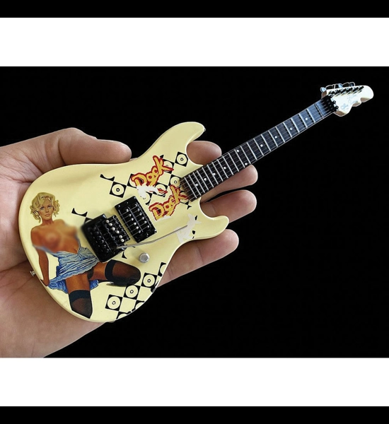 Axe Heaven Jerry Cantrell Blue Dress Rampage Guitar Miniature