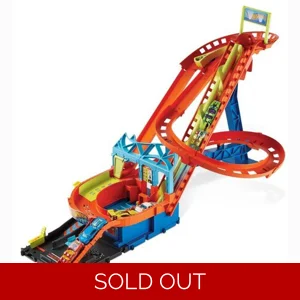 Hot Wheels City Motorized Roller Coaster Rally