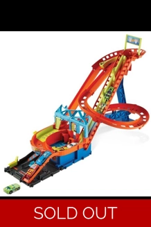Hot Wheels City Motorized Roller Coaster Rally