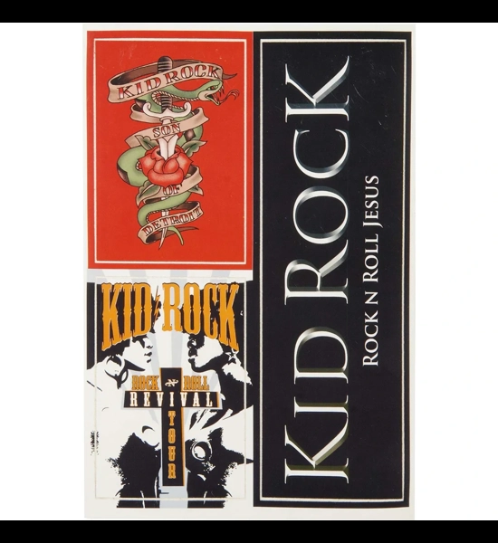 Kid Rock 3 PC Sticker Set