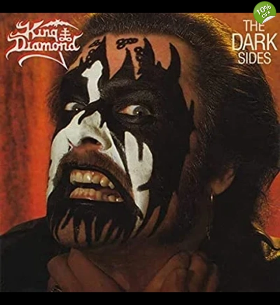 King Diamond - Dark Sides Orange/White Marble Vinyl LP