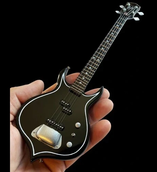 Axe Heaven Gene Simmons Punisher Bass Guitar Miniature