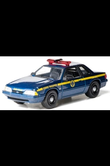 Greenlight N.Y. State Police 1988 Ford Mustang 1/64 Diecast
