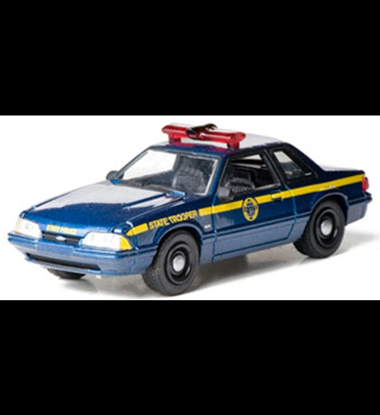 Greenlight N.Y. State Police 1988 Ford Mustang 1/64 Diecast