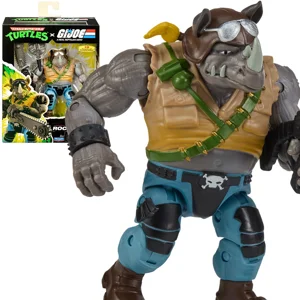TMNT x G.I. Joe Buzzer x Rocksteady Action Figure