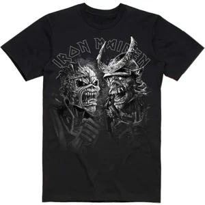 Iron Maiden Senjutsu Grayscale Heads T-Shirt