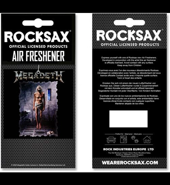 Rocksax Air Freshener Megadeth Extinction