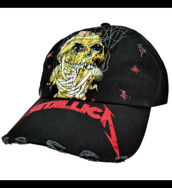 Metallica - Distressed Pushead "One" Baseball Cap