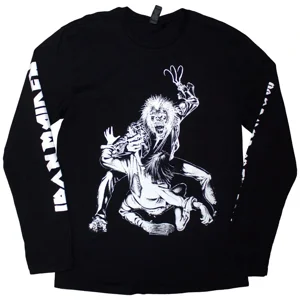 Iron Maiden - No Prayer Claw Isolated Long Sleeve T-Shirt