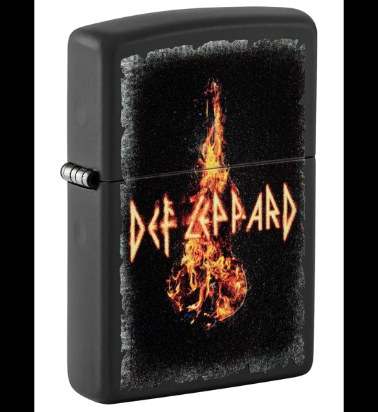 Def Leppard Guitar On Fire Zippo Lighter