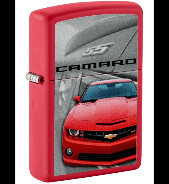 Chevrolet Camaro Red Matte Zippo Lighter