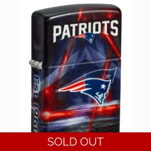 NFL New England Patriots Colored Zippo Lighter