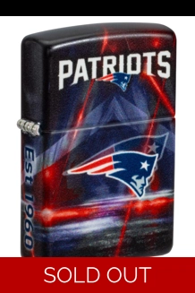NFL New England Patriots Colored Zippo Lighter