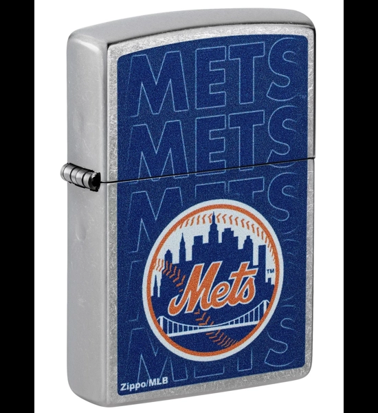 New York Mets Street Chrome Zippo Lighter
