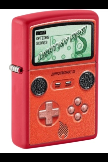 Zippotronic Gaming Device Red Texture Zippo Ligh..