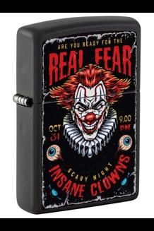 Creepy Clown Real Fear Zippo Lighter