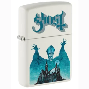 Ghost White Matte Zippo Lighter