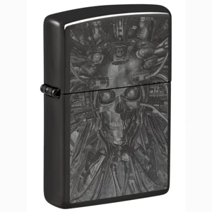 Heavy Metal Skull High Polish Zippo Lighter