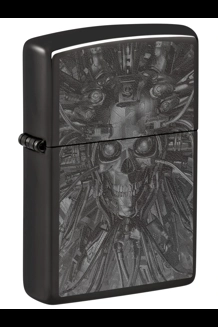 Heavy Metal Skull High Polish Zippo Lighter