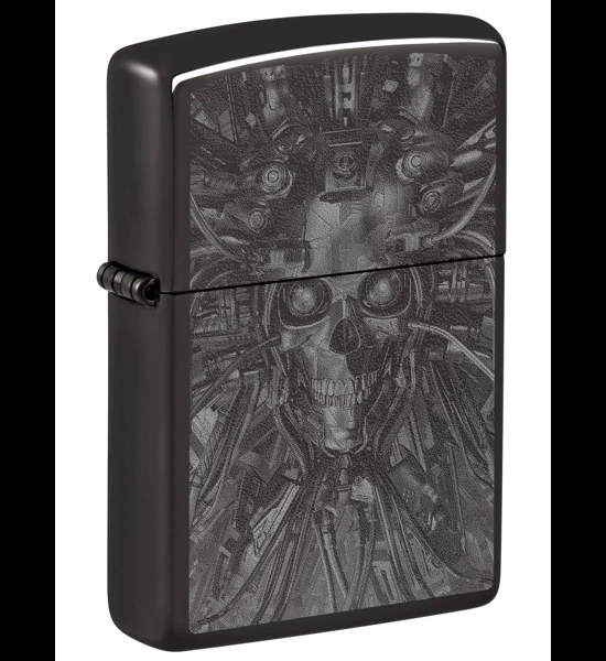 Heavy Metal Skull High Polish Zippo Lighter