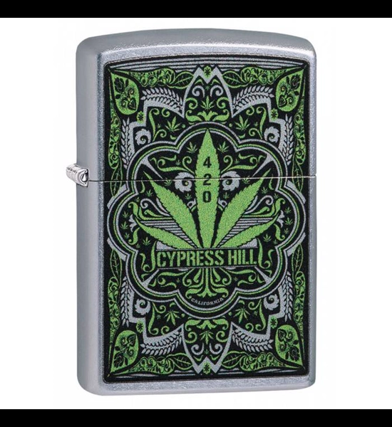 Cypress Hill Leaf Zippo Lighter